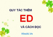 Quy tắc thêm ED dễ nhớ và Cách đọc đuôi ED chuẩn